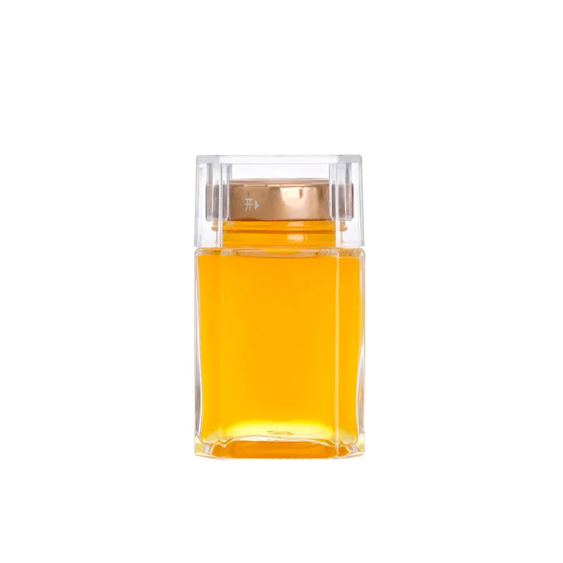 Custom Made Luxury Unique Fancy Mini Glass Honey Jar Honey Pot Bottle with Colorful Lids Packaging