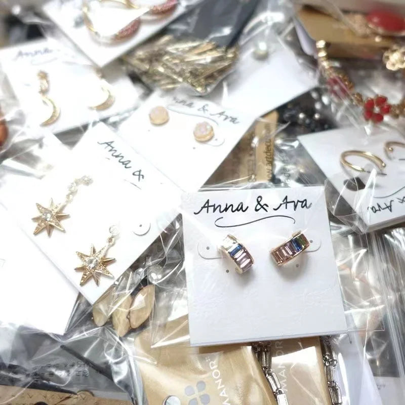 kg 80-150pcs Yiwu Bulk Jewelry Wholesale Factory Direct Jewelry Mystery Box Supplier Earring Necklace Rings Bracelet Mix Random