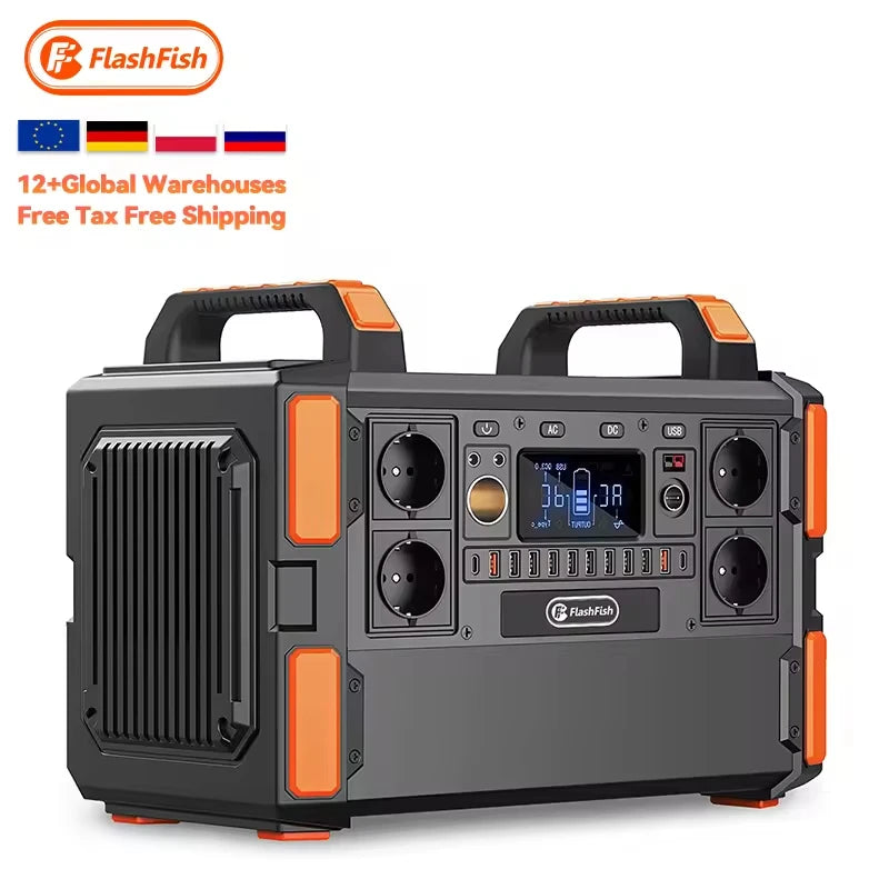Cheap 1000W Pure Sine Wave MPPT Solar Generator Portable Power Station with Solar Panel and Car Compatibility