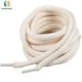Wholesale Custom Oem Round Vintage Braided Cotton Organic Cotton Shoelaces Boot Laces Shoes Cord