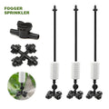 Other Watering and Irrigation 4 Outlet Fog Misting Nozzle Hanging Cross Atomized Micro Spray Mist Sprinkler