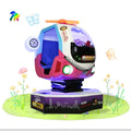Indoor Coin-Operated Air Taxi Kids Amusement Fiberglass Video Game Machine 360 Degree Rotation 1 Year English for Family