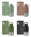 Factory Custom 304 stainless steel water bottle insulated 3 in 1 Baut bottle beverage drink cups