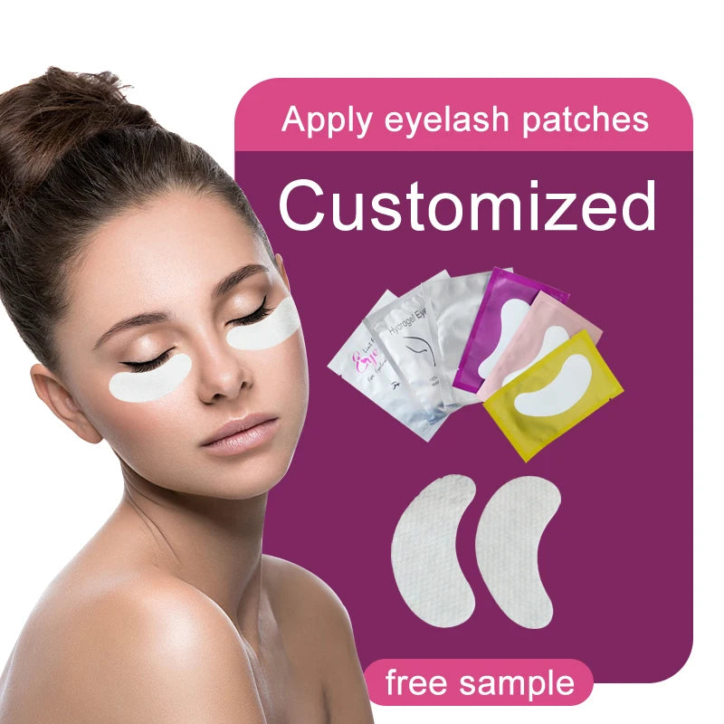 Wholesale Eyelash Extension Lint Free Under Eye Pad Eye Gel Patches for Women Makeup