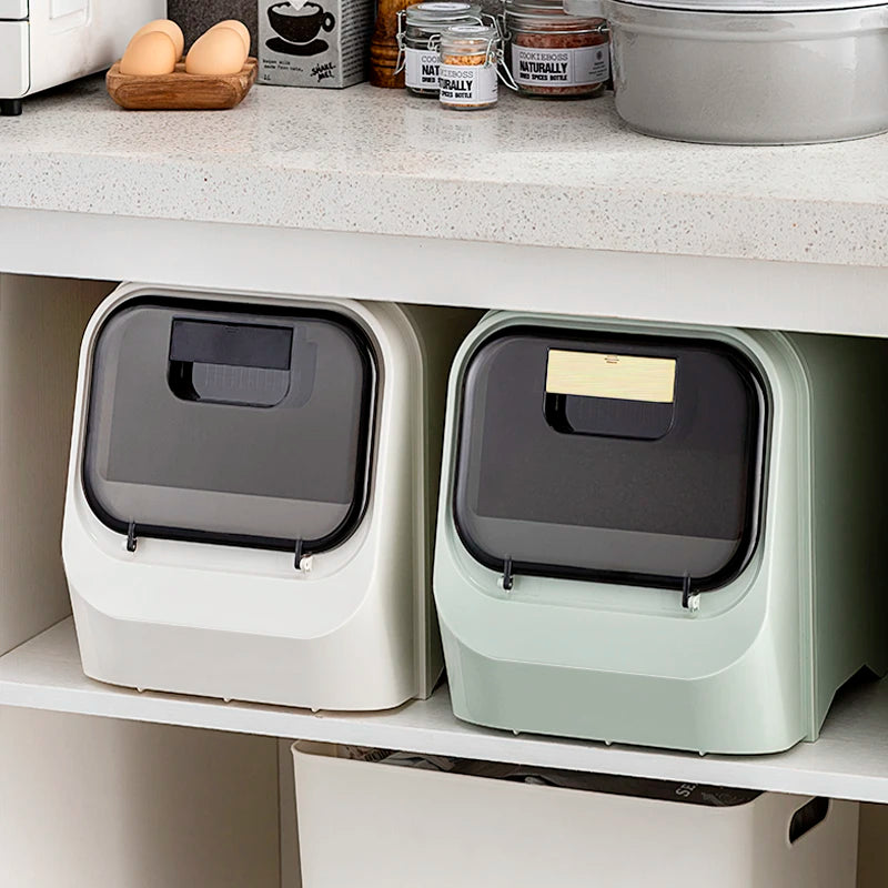 Large Plastic 10KG Rice Container Kitchen Storage Organize Box Food Dry Container Cereal Container