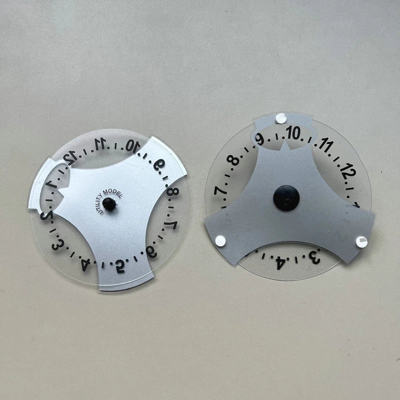 New Round Clear PVC Car Parking Clock Cars Accessories