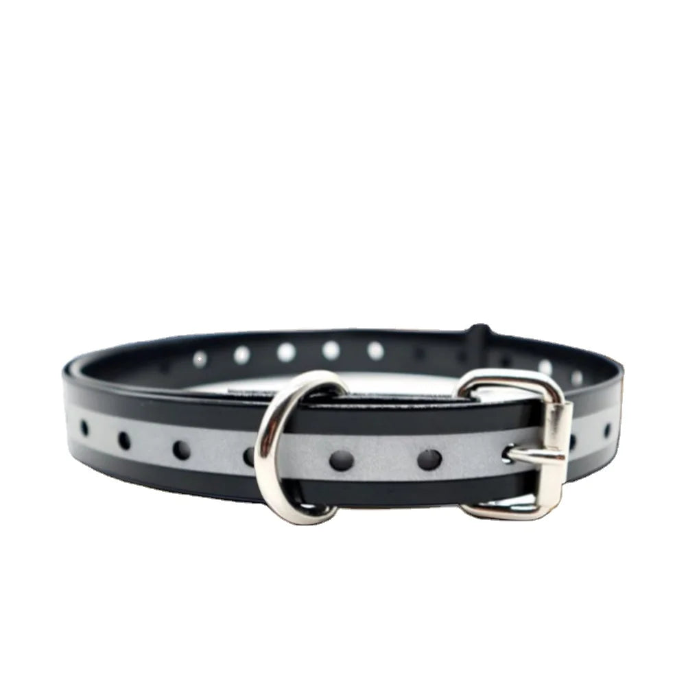 Wholesale Custom Printed GPS Training Dog Collar Waterproof TPU Reflective Nylon Webbing PVC Buckled Riveted Colorful Hunting