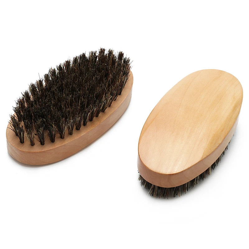 New Fashion Boar Bristle Beard Brush Factory Directly Price Custom Logo Shaving Brush
