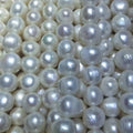 16 Inch Good Luster  11-15 mm Near Round Nature Freshwater Pearl in Strandegg Shape