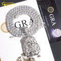 Hip Hop Jewelry Fashion Iced Out 925 Silver Jesus Moissanite Pendant for Tennis Chain