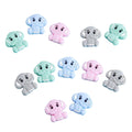 Hot Sale Geedyn Brand Elephant Shape Food Grade Silicone Beads Baby Teether Chewable Toy Colorful Focal Bead Silikon Perlen