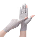 Fashion Women's Ice Cooling Fingerless Gloves Summer Outdoor Fishing Sports Breathable Eco-Friendly Anti-UV Protection Driving