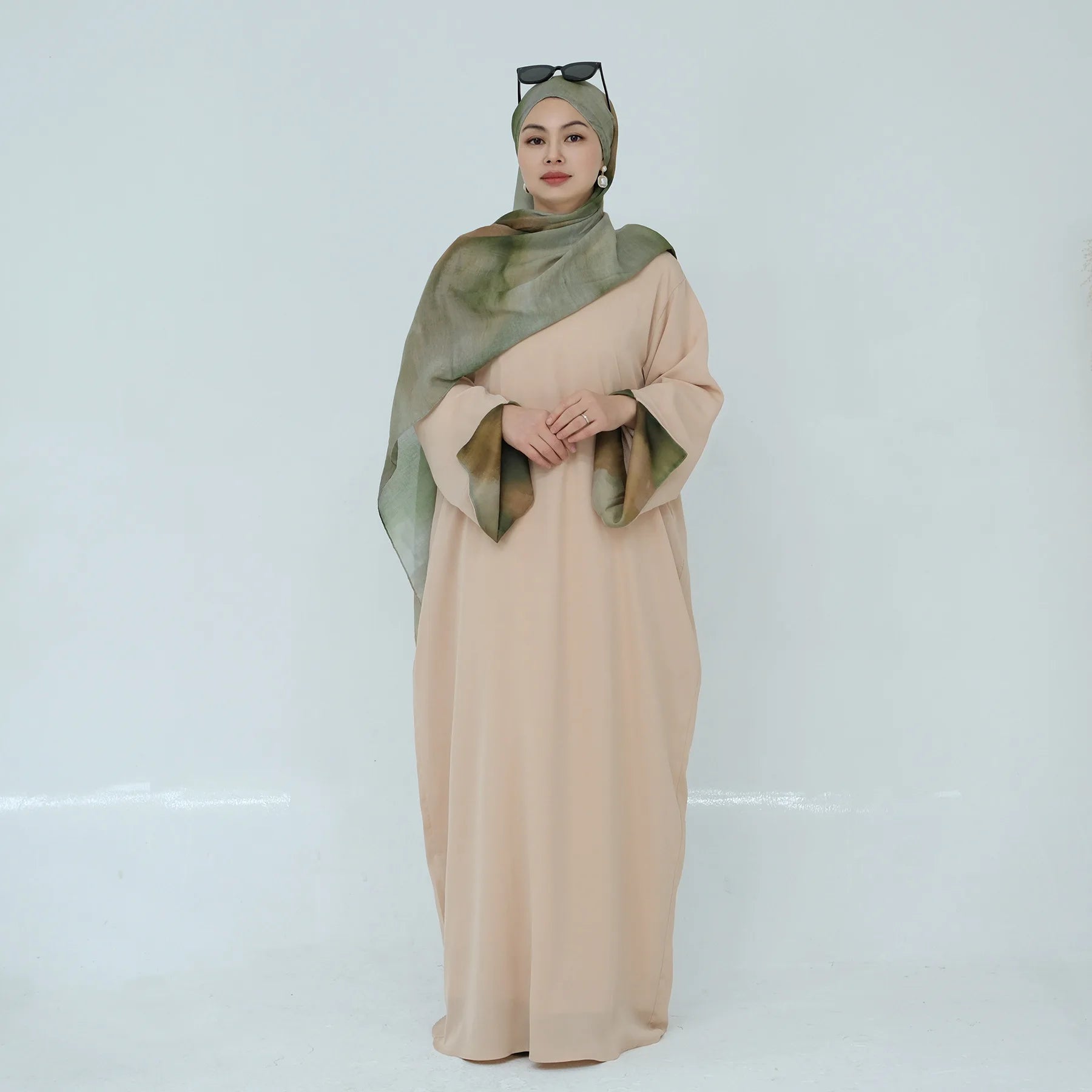 Islamic Clothing Wholesale Turkey Print Dress Plus Size Womens Open Abaya with Hijab Kaftan Modest Party Dress