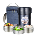 TAFUCO 2.0L 3/4 Layer Eco Friendly Lunch Box Stainless Steel Wide Mouth Thermal Insulation Bento Lunch Container