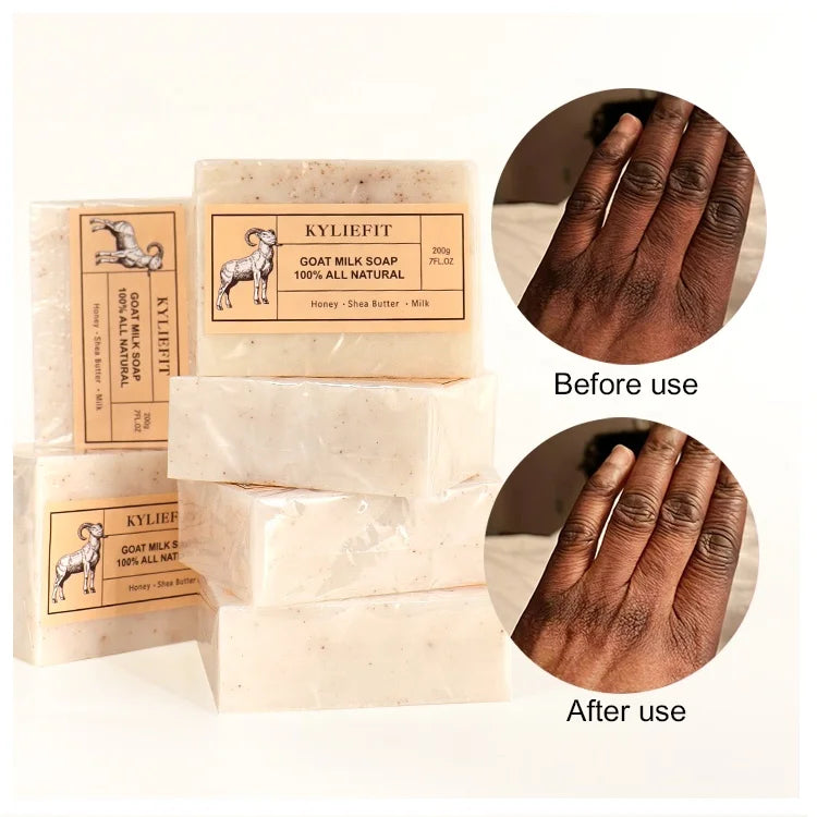 2026 New Arrival Beauty Smooth Cleansing Lightening Customize Organic Milk Honey Bath Soap for the Body