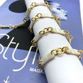 Gold Plated Beads Pearls Eye Glasses Strap Face Masker and Sunglasses Chain