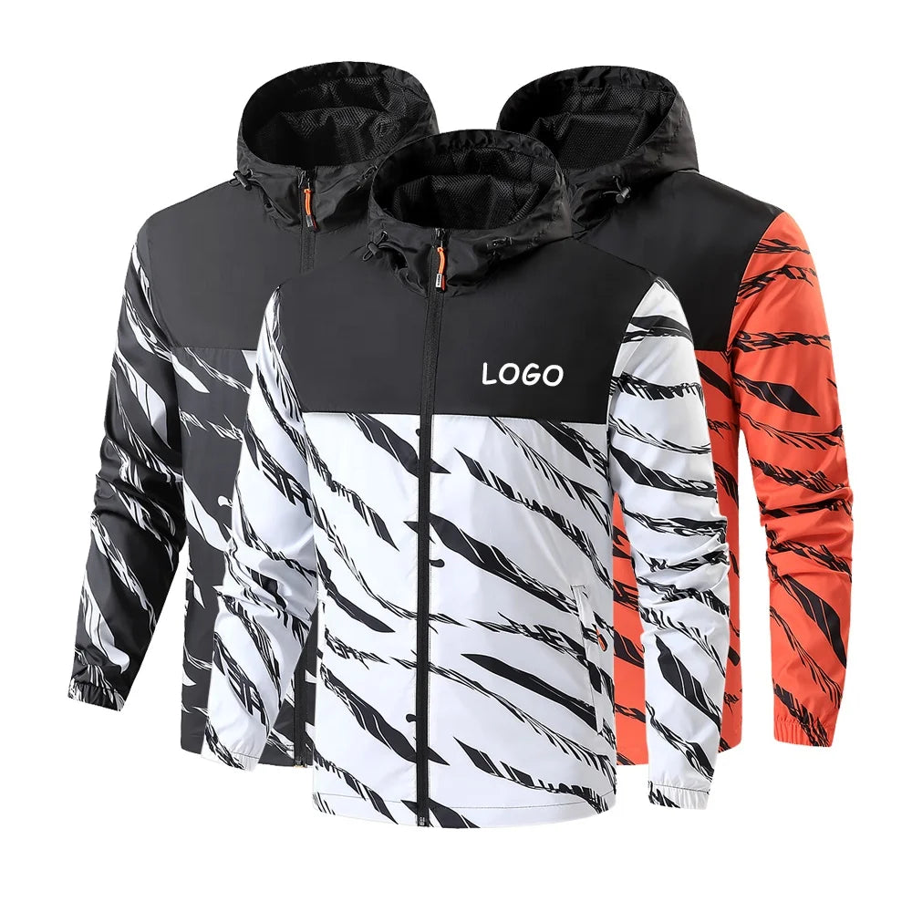 OEM ODM Quality Lightweight Camouflage Jacket Men Custom Logo Men's Outdoor Lightweight Jacket Jogging Sports Men Jacket