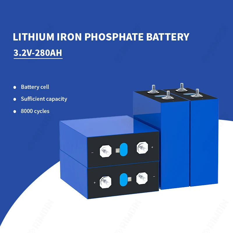 EU STOCKS 8000 Cycle 314Ah Lifepo4 Brand New Grade a 3.2V Lifopo4 3.2V Lithium Battery Cell for DIY Energy Storage Battery