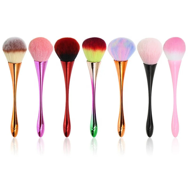 Nail Design Dust Soft Fluffy Large Powder Mineral Brushes Foundation Kabuki Makeup Brushes for Daily Makeup