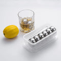 Customized Luxury 6-Piece Whisky Chilling Rolling Chess Ice Cube Stones Set 304 Stainless Steel with Tongs