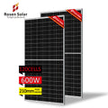 Canadian 650W Half Cell Photovoltaic HJT Panel Monocrystalline Solar Panel Price for PV Solar System