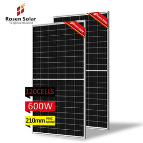 Canadian 650W Half Cell Photovoltaic HJT Panel Monocrystalline Solar Panel Price for PV Solar System
