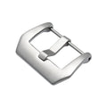 Vacuum PVD Finish Matte Silver Watch Strap Band Replacement Clasp Screw Pin Buckle