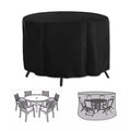 Factory Price Furniture Cover Round Waterproof Table Chair Set Outdoor Garden Patio Large Household Multifunction Dust Cover