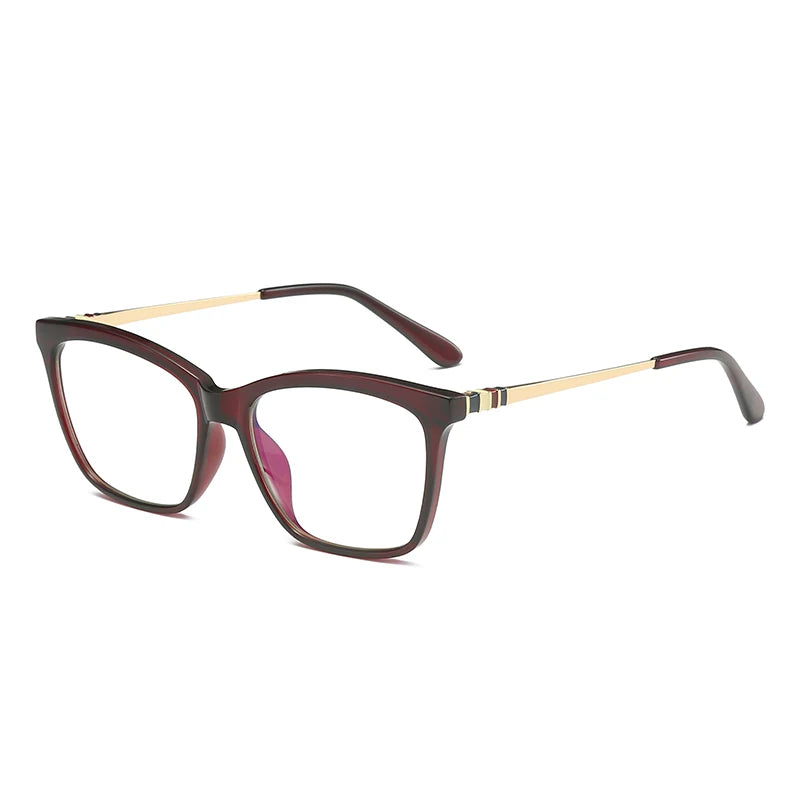 TR90 Optical Glasses Frame Blue Light Blocking Women Eye Glasses Frame Fashion Eyeglasses Mountras Ready Stock Eyewear