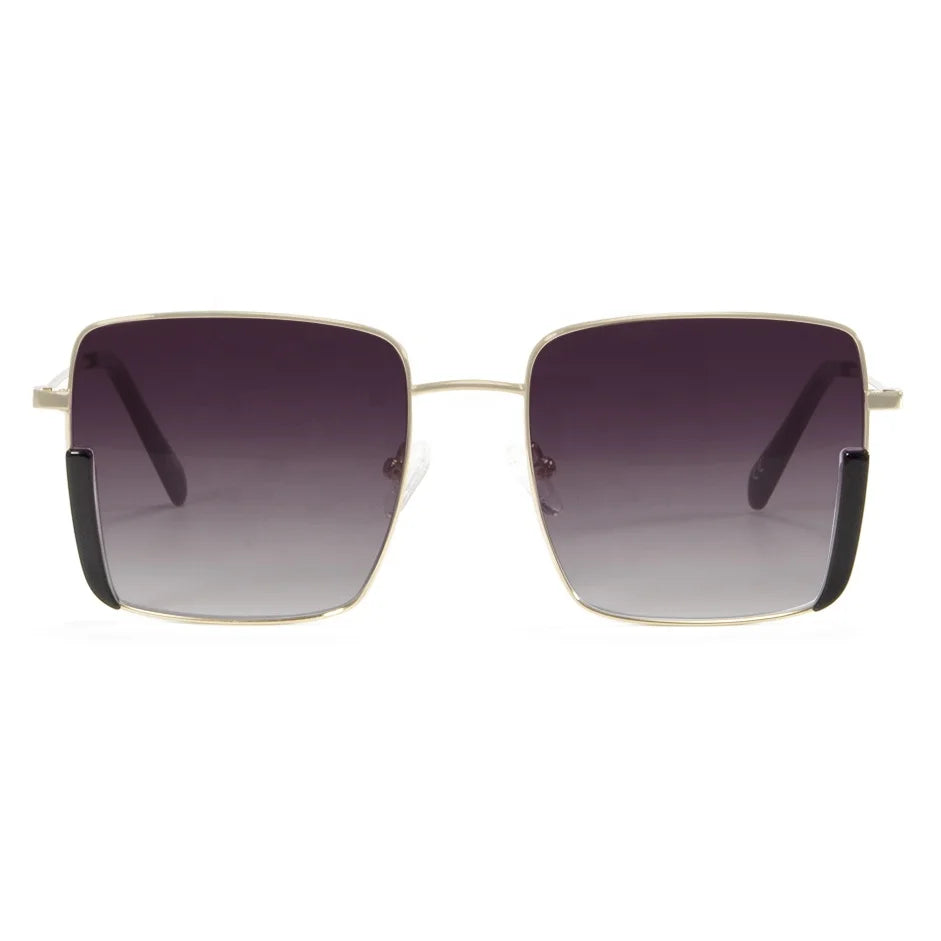 Trending Nickel-Free Metal Sunglasses Women Big Frame Pink Oversized Shades for Men UV400 Glasses Travel Beach Summer 2025