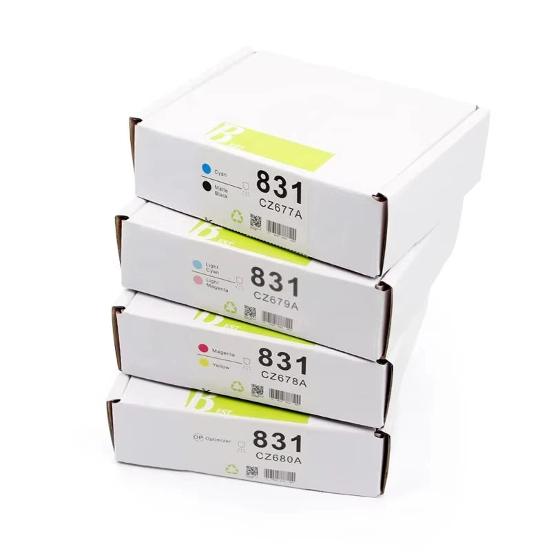 Ocbestjet 775ML 831 Remanufactured Ink Cartridge With Ink for HP Latex 335 360 310 315 330 Printer Match OEM