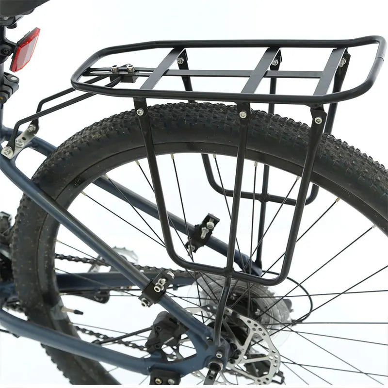 Heavy Duty Universal Rear Bike Rack for 26-700C Mountain Bicycle Disc V Brake Compatible Rear Carrier Rack Load Capacity 75KG