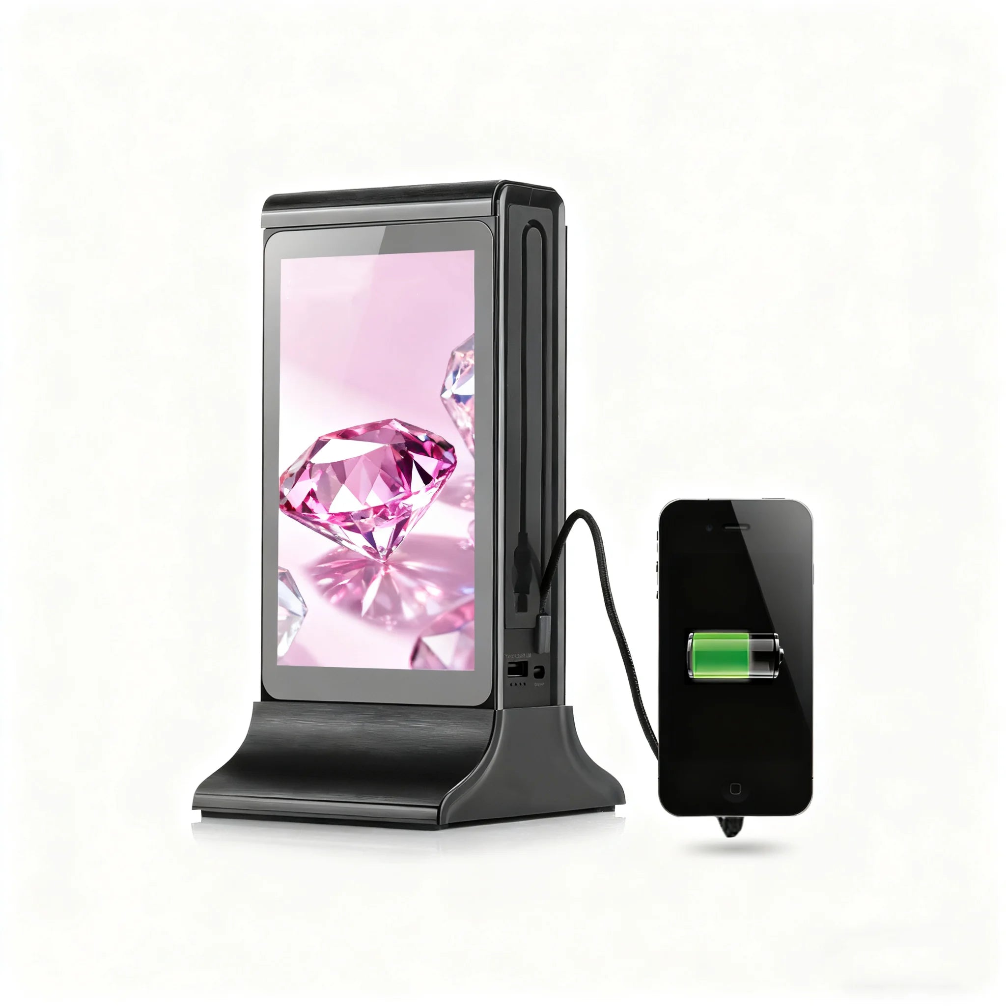 FYD-835SD 7 Inch LCD Touch Screen Android WiFi Cloud CMS Remotely Control Table Tabletop Digital Advertising Player Display
