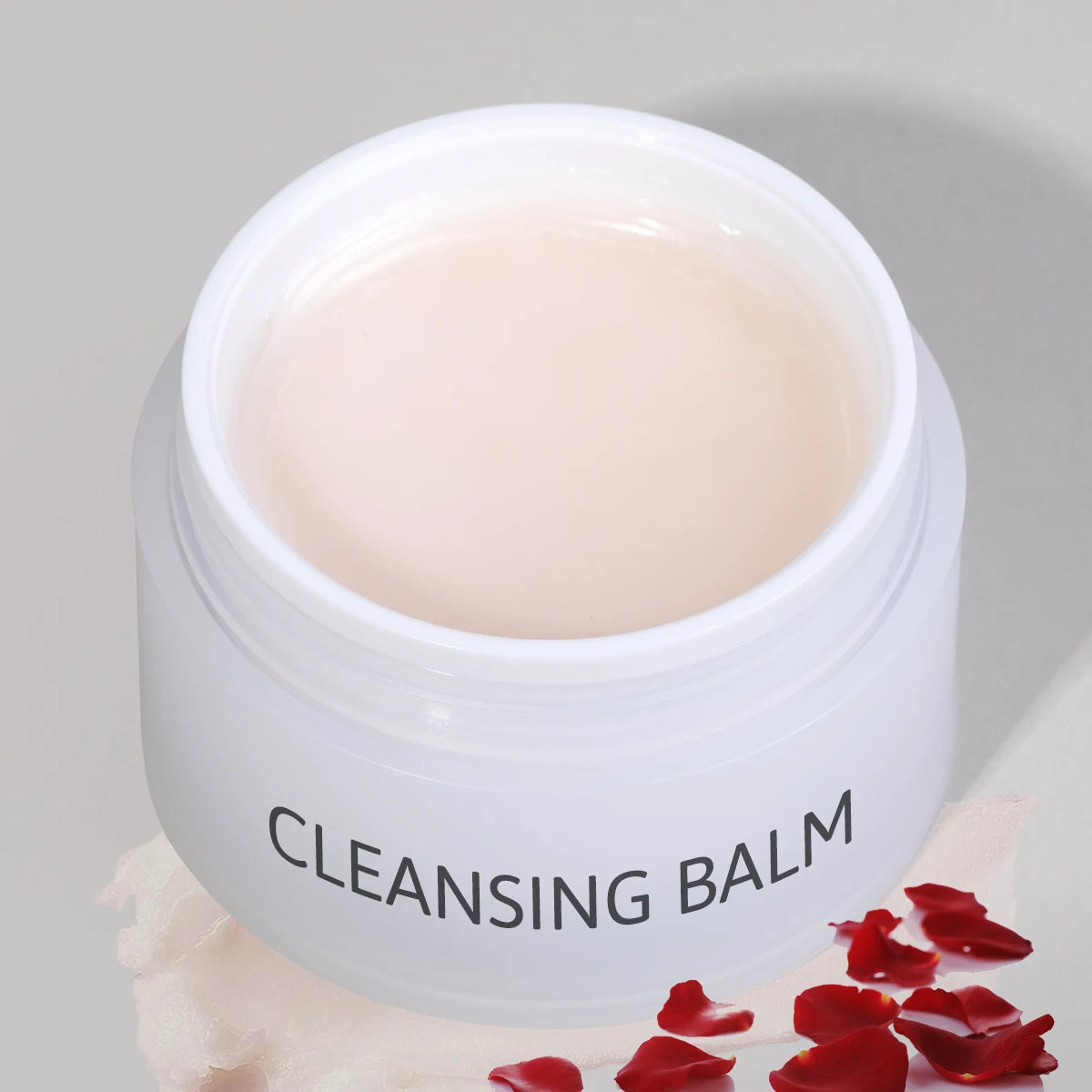 Private Label Built-In Spatula Deep Facial Cleansing Removable Herbal Skin-Friendly Makeup Remover Cream Gentle Nourishing