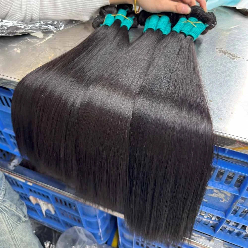 Unprocessed Vietnamese Raw Hair Bundle Vendors Bulk Double Drawn Weft Hot Sale Burmese Curly Human Hair Extensions