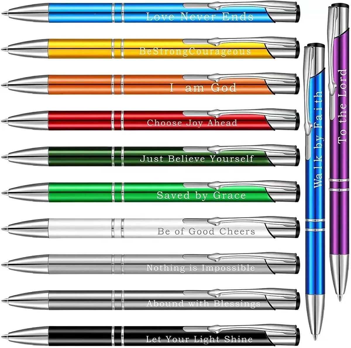 Luxury Novelty Ball Pen with Metal Laser Logo Black Ink-Business Promotional Pen