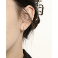 VIANRLA 7mm Huggie Hoop Earrings 925 Sterling Silver Dainty Everyday Simple Hoops