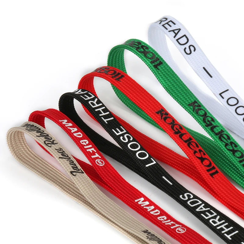 Lacet Show Laces Custom Hoodie String Polyester Flat Drawstring Cord Drawcord Hoodie Draw String Hoodie Laces Custom
