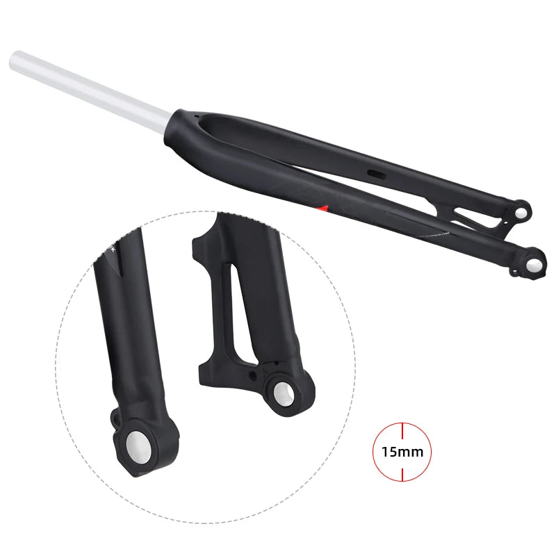 MEROCA Quick Release 26 27.5 29 Inch Disc Brake Front Fork for MTB Barrel Hard Fork with Inner Wiring