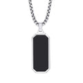 Hot Stainless Steel Double-sided Polished Pendant Jewelry Personalized Sweater Necklace Customization