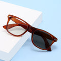 Classic Square Anti Blue Lens Optical Frame Photochromic Unisex Sunglasses