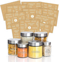PVC Blank Erasable Chalkboard Direct Packaging Stickers for Home Kitchen Labels Spice Jars Bottles Tags