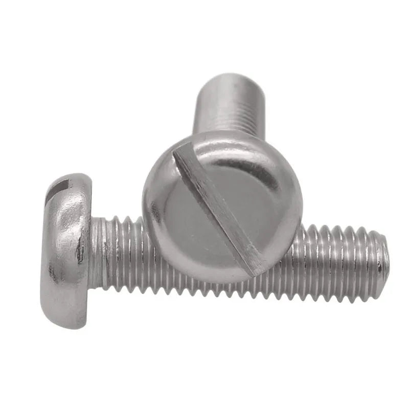 304 316 Stainless Steel M1.6-M10 DIN 85 ISO 1580 Slotted Pan Head Machine Screws