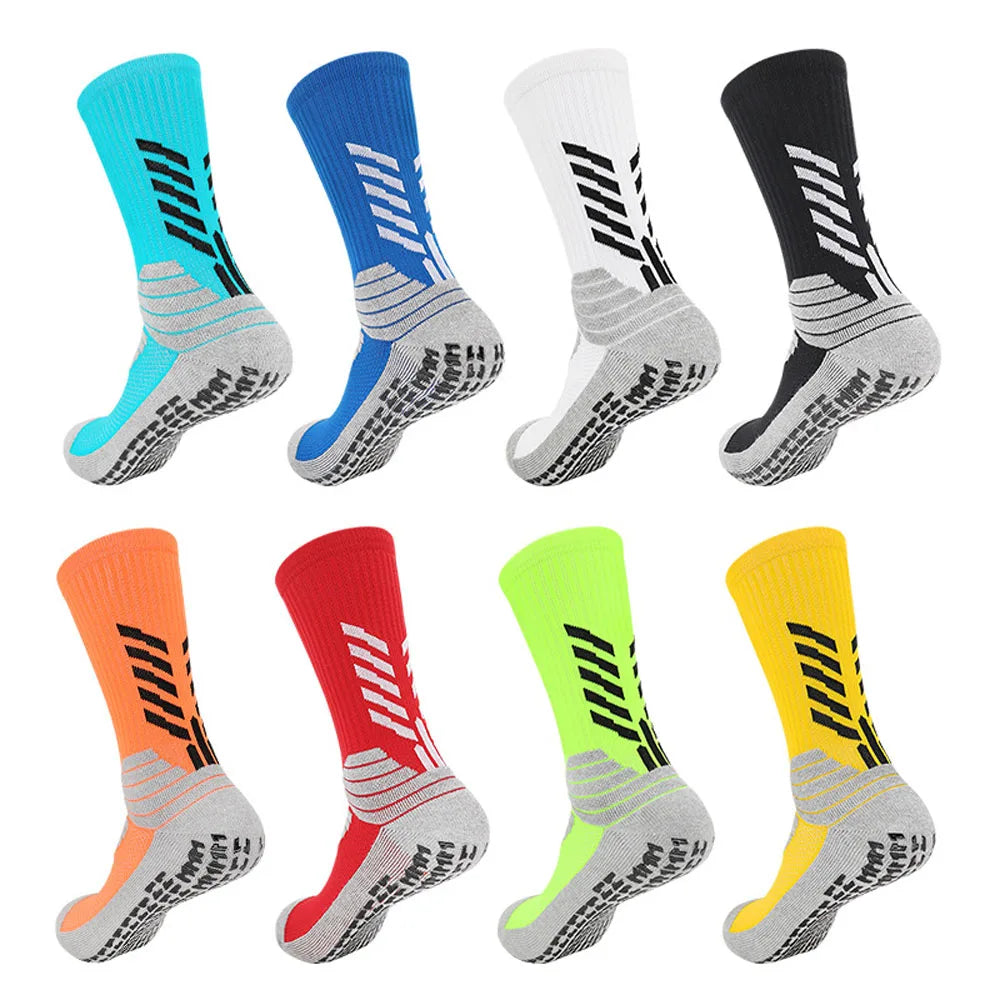 Anti-slip Silicone Thickened Towel Football Basketball Socks Breathable Grip Men's Tennis Running Soccer Socks