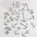 Stainless Steel Large Boat Anchor Pendant Necklace Bracelet Accessories Wholesale Diy Jewelry