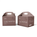 Custom Bakery Sushi Cake Box Handle Recycled Food Grade Cardboard Custom Logo Printing Foldable Design for Candy Donuts