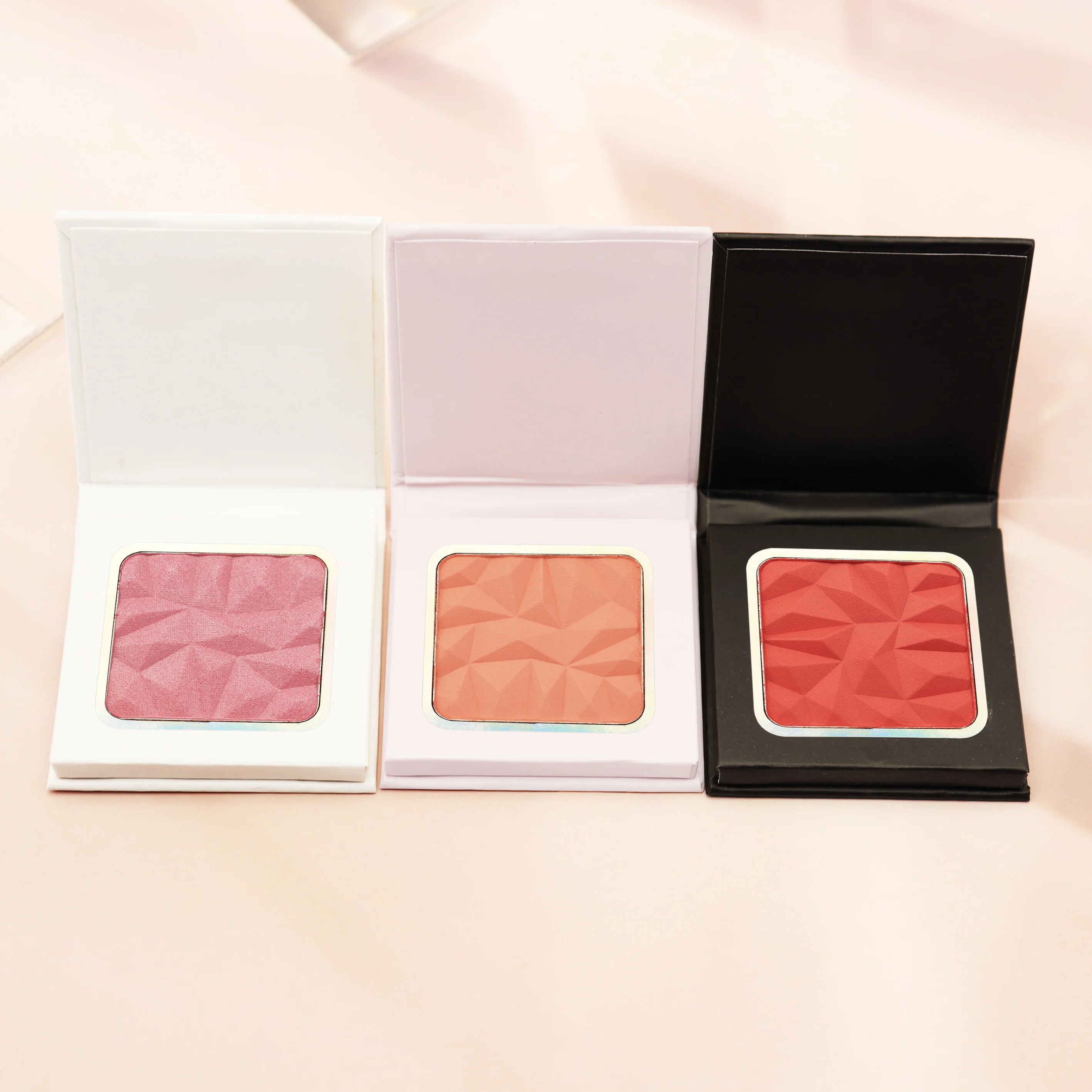 OEM square Shape Single Face Blusher Vegan Makeup Blush With Your Logo