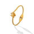 Hot Selling Fashion Butterfly Zircon Inlaid Open Bracelet Women