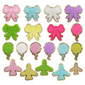 Hot Sale Chenille Glitter Embroidery Iron on Patches Bowknot Balloon Airplane Iron on Patches