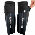 KS-6002#  Soccer Shin Guards for Kids and Adults with Optimized Double Protective Sleeves to Prevent Falling Off